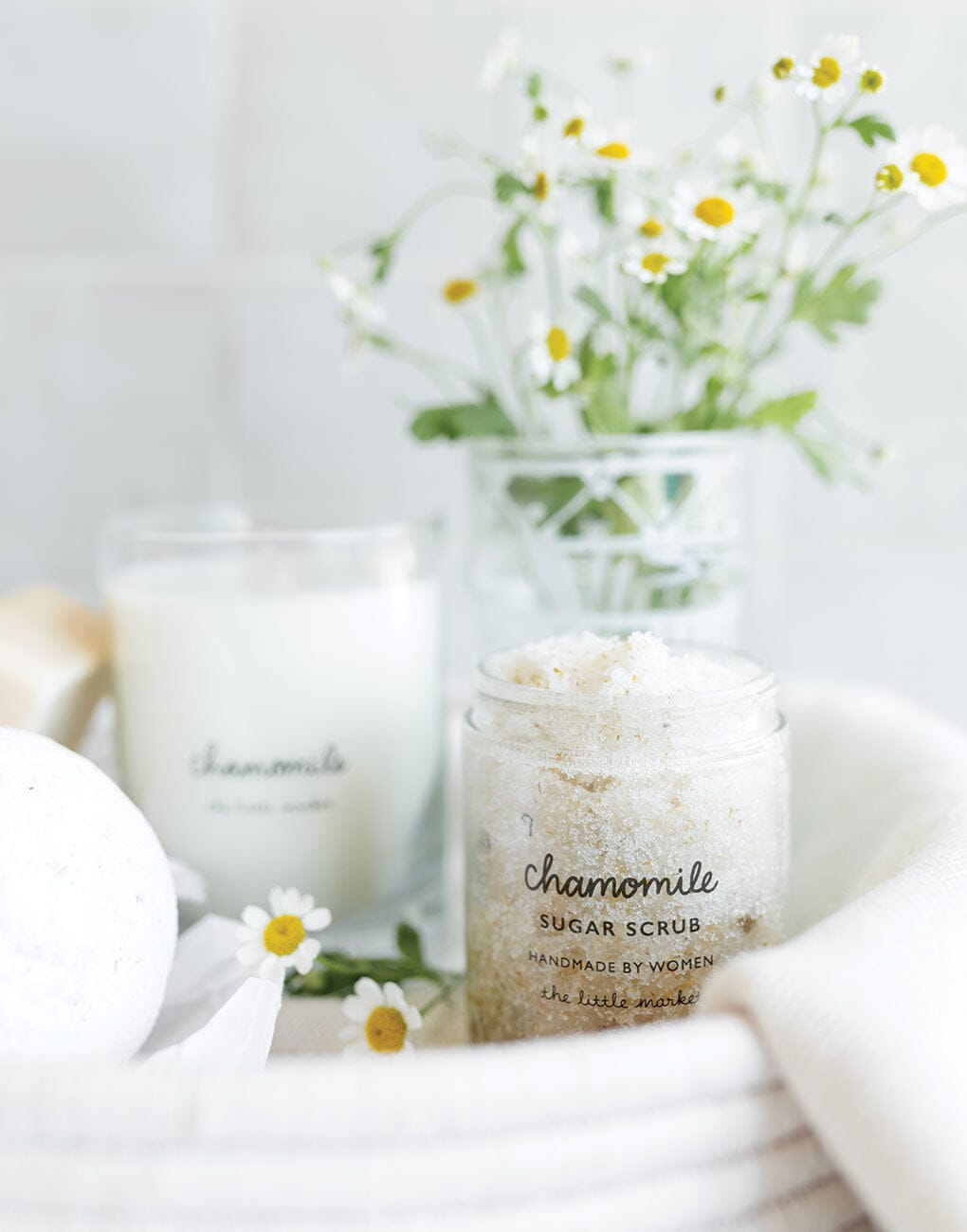 Chamomile Scented Sugar Scrub | The Little Market